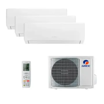 Мультисплит система на 3 комнаты Gree GWH09AGAXA-K6DNA4C/I x 2 + GWH12AGBXB-K6DNA4C/I / GWHD(24)NK6OO (LC)(LH)