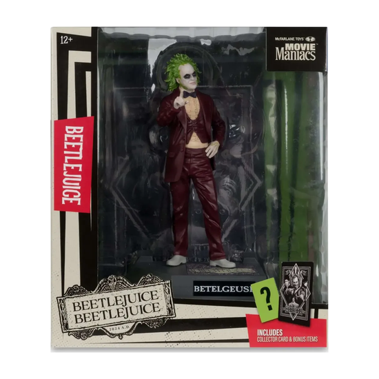 Фигурка McFarlane Movie Maniacs Битлджус Битлджус Beetlejuice 2 15см — дополнительное фото