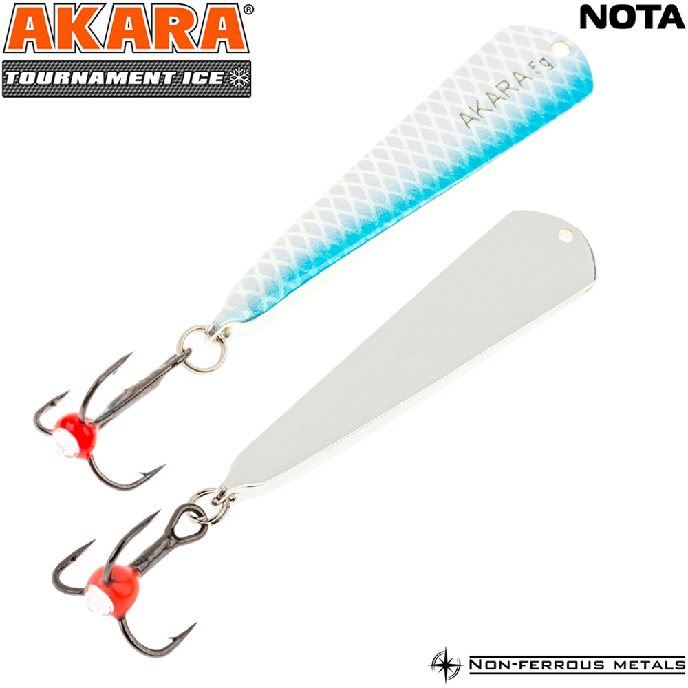 Блесна зимняя Akara Tournament Ice Nota 45 5 гр. 1 Sil