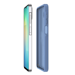 Матовый чехол светло-синего цвета для Samsung Galaxy A08 4G, Galaxy A07 (4G, 5G) и Galaxy A06 (4G, 5G), серия Yind Series от Dux Ducis