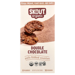 Skout Organic, мягкое печенье, двойной шоколад, 5 пакетиков, 2 шт. по 2 печенья (24 г)