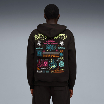 PUMA X RICK AND MORTY ТОЛСТОВКА, ЧЕРНЫЙ