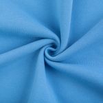 Футер 2-нитка с начесом 275 г/м², 150х180±5 см, голубой/blue, Gamma DBKTN