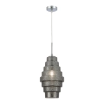 SL1001.103.01 Подвес ST-Luce Хром/Дымчатый E27 1*40W