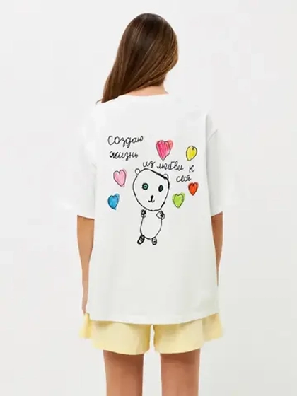 футболка « создаю жизнь» Exclusive Drop