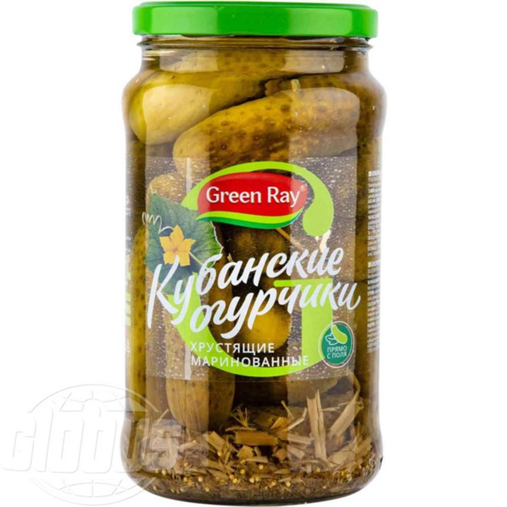 Огурцы Маринованные GREEN RAY ст/б 1500мл