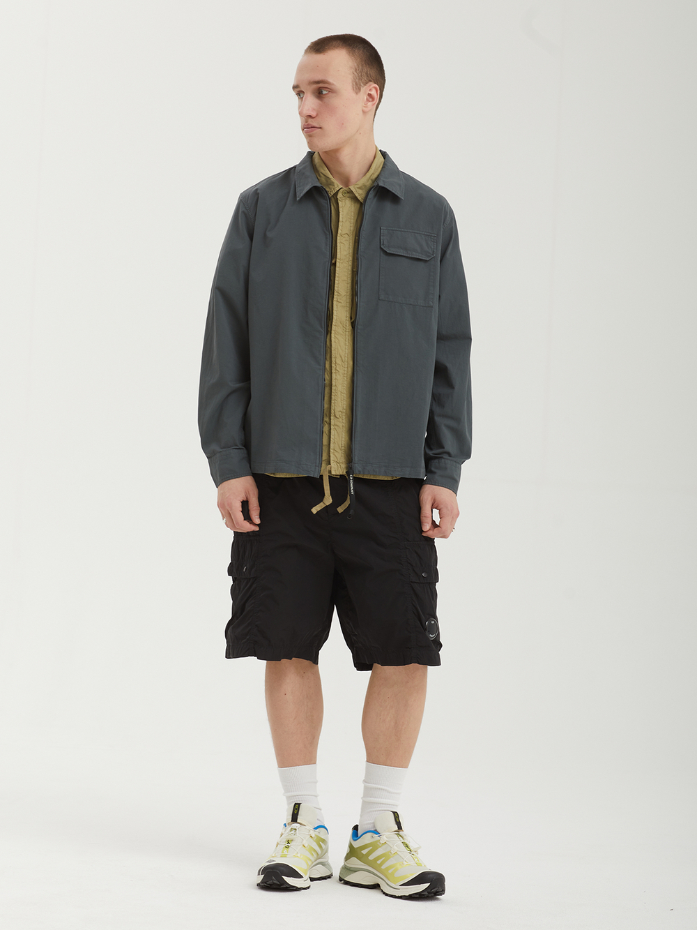Мужская Рубашка Organic Gabardine Zipped Lens