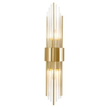 Бра 2*E14 Atento AP2 Brass/Transparente латунь Crystal Lux