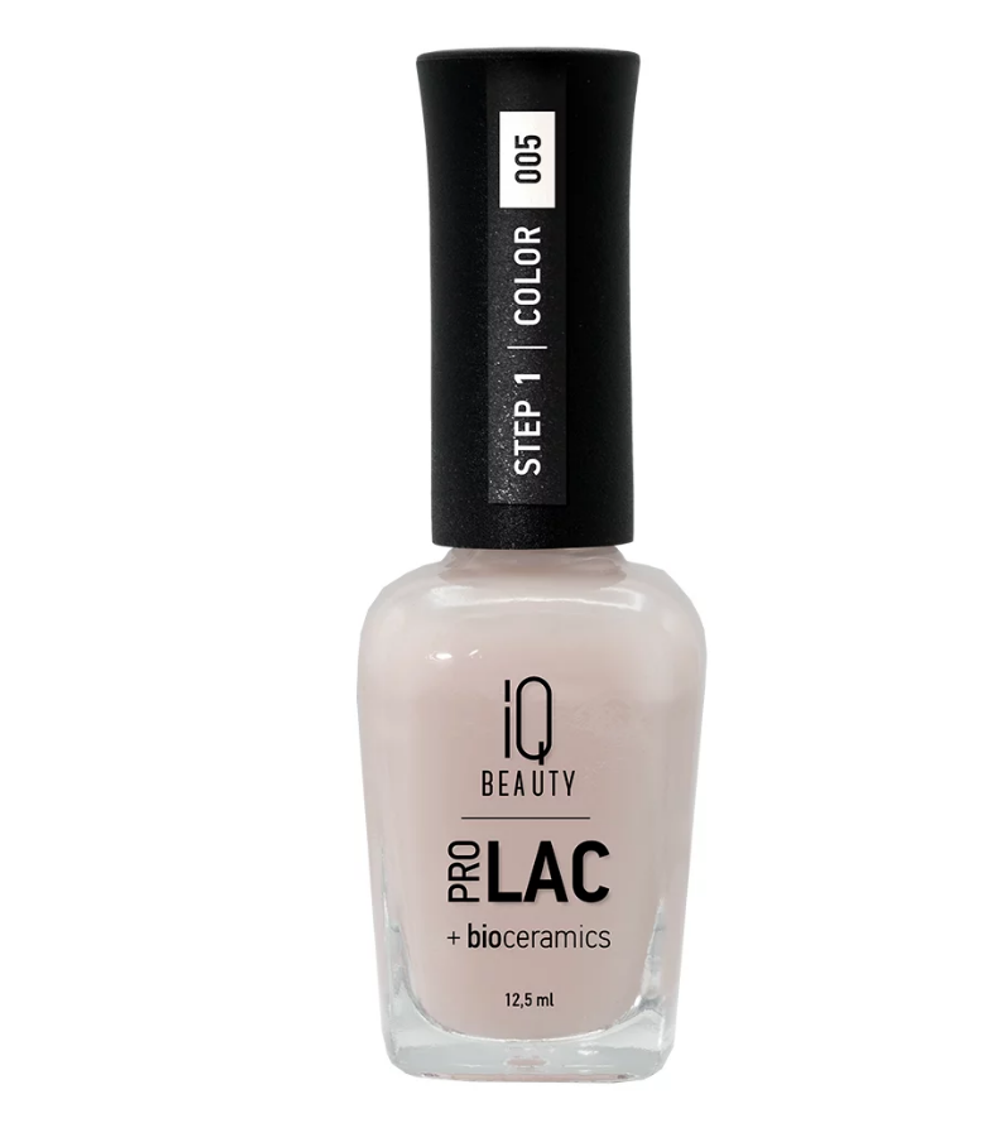 IQ Beauty - Лак для ногтей с биокерамикой 005 , 12.5мл