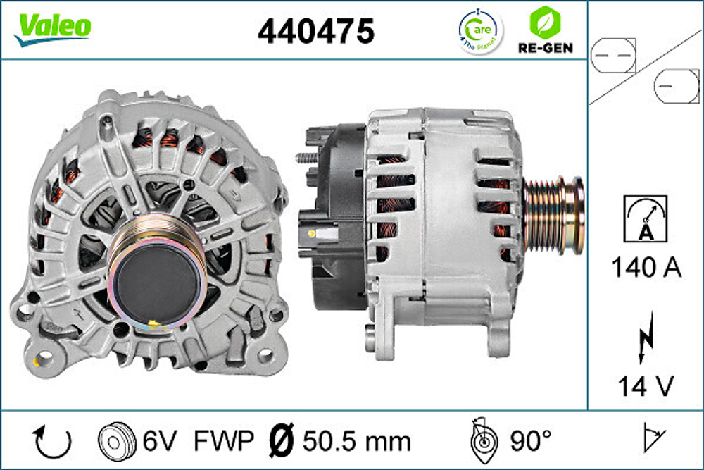 VALEO - 440475-VAL - Alternator - Povrat artikla narucenog iz Njemacke nije moguc.