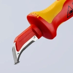 Нож для удаления изоляции 155 мм Knipex 98 55 SB