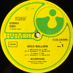 Scorpions - Gold Ballads (Германия 1984г.)