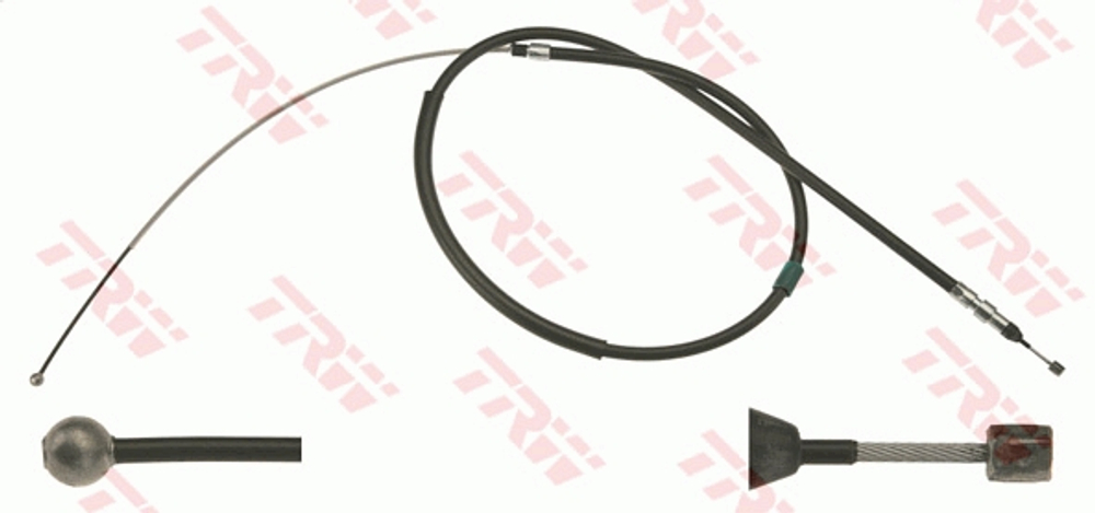 TRW - GCH524-TRW - Cable Pull, parking brake - Povrat artikla narucenog iz Njemacke nije moguc.