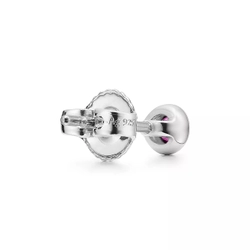 Серьги-гвоздики из серебра 925 с синими сапфирами, Tiffany❇️ В наличии