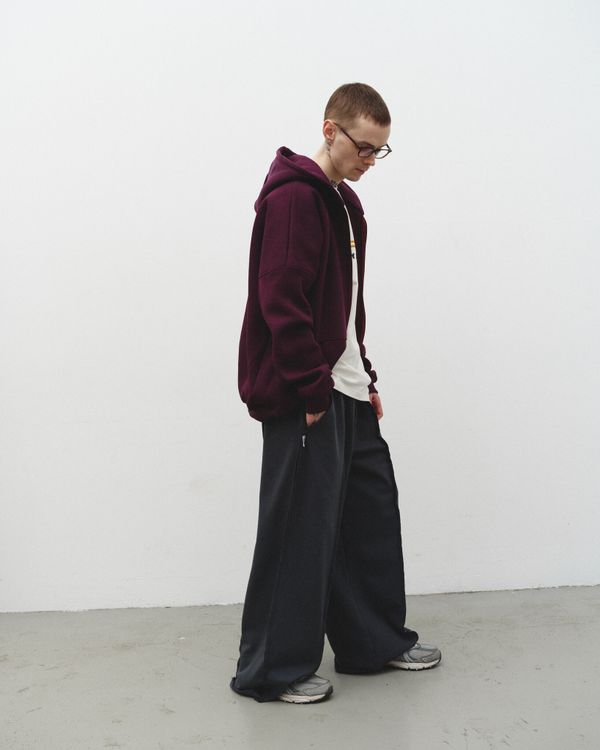 Худи Zip-Up Potent Purple фиолетовый - фото 4