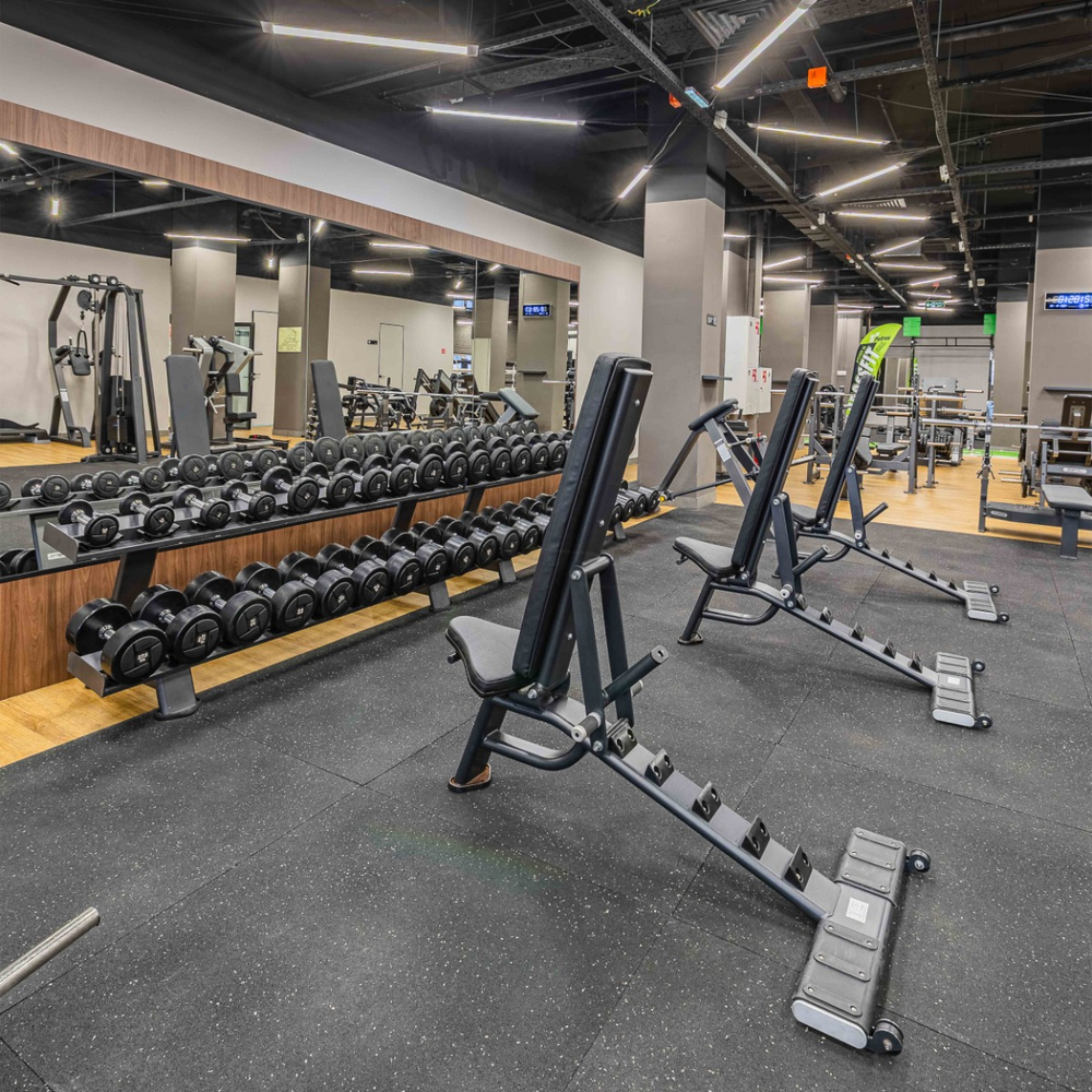 Гантельный ряд POWER (шаг 2,5 кг, 10 пар) PROFI-FIT 2,5-25 кг