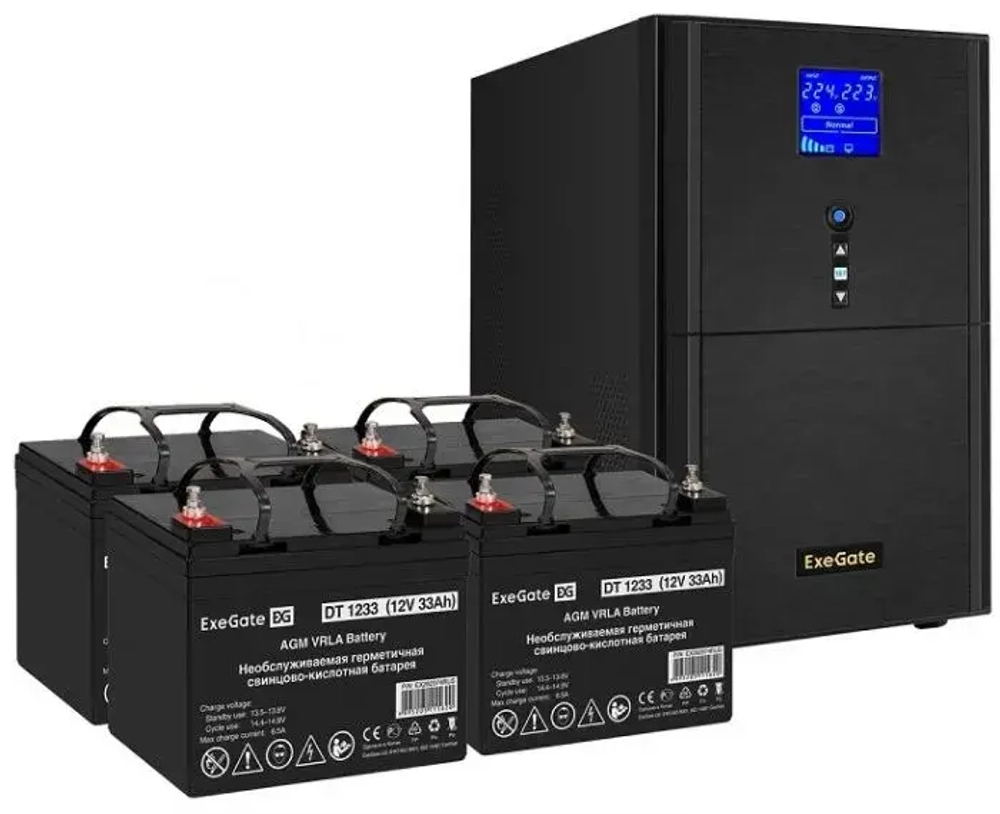 Комплект Exegate SZ-5000.LCD.AVR.2SH.1C13.T.RJ.USB