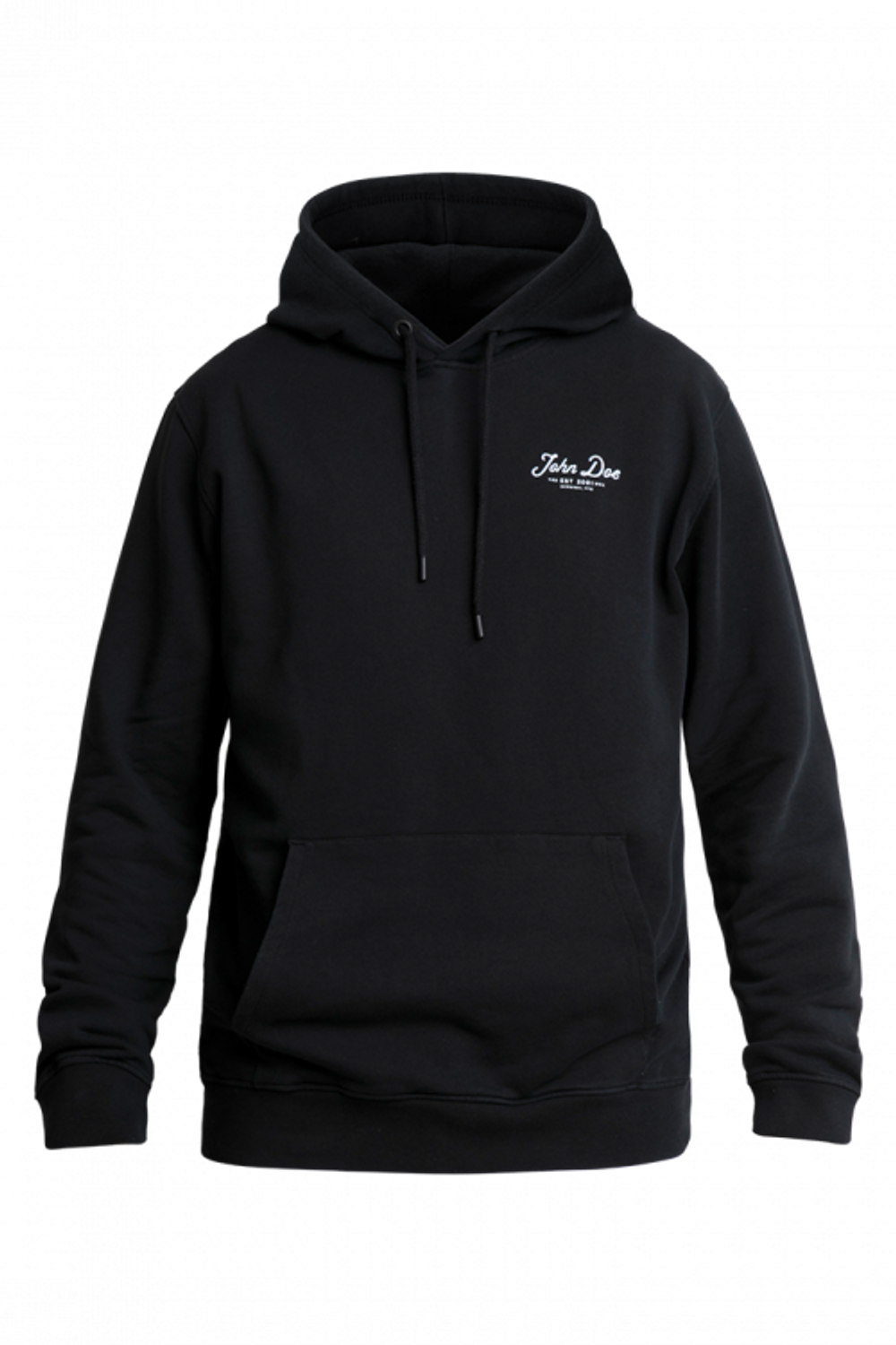 Толстовка Hoodie Lettering Black John Doe