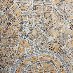 План Москвы. Бумага, литография с тоном. Издание Товарищества Брокар и Ко, 1914