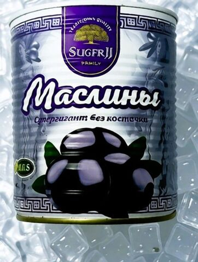 Маслины Супергигант без косточки 825г