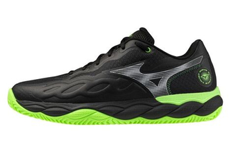 Мужские кросовки для Padel Mizuno Wave Enforce Court Padel - black/foliage green/glowing