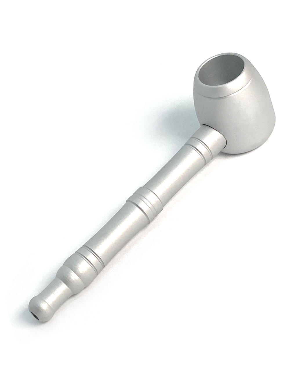 Tesla Pipe Silver 10 СМ Курительная трубка из авиационного алюминия