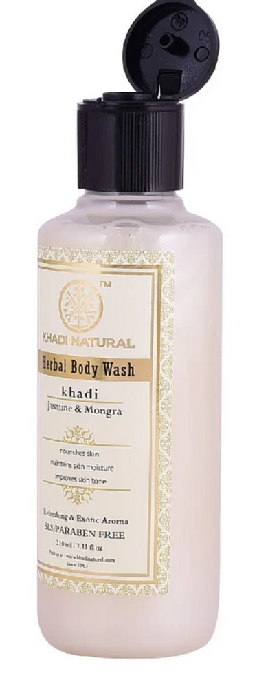 Гель для душа Khadi Natural Jasmine&amp;Mongra, 210 мл