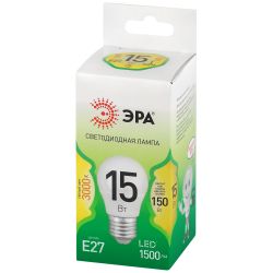 Лампа светодиодная ЭРА GREEN LINE LED P45-15W-830-E27 GL 15Вт шар теплый свет E27 | Лампы cветодиодные Шар (G/P)