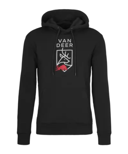 VAN DEER толстовка Logo Hoody black