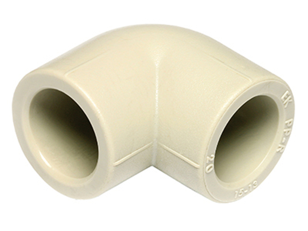 Угольник 90° PPR (PP-RCT), Ду16-125, Wavin Ekoplastik
