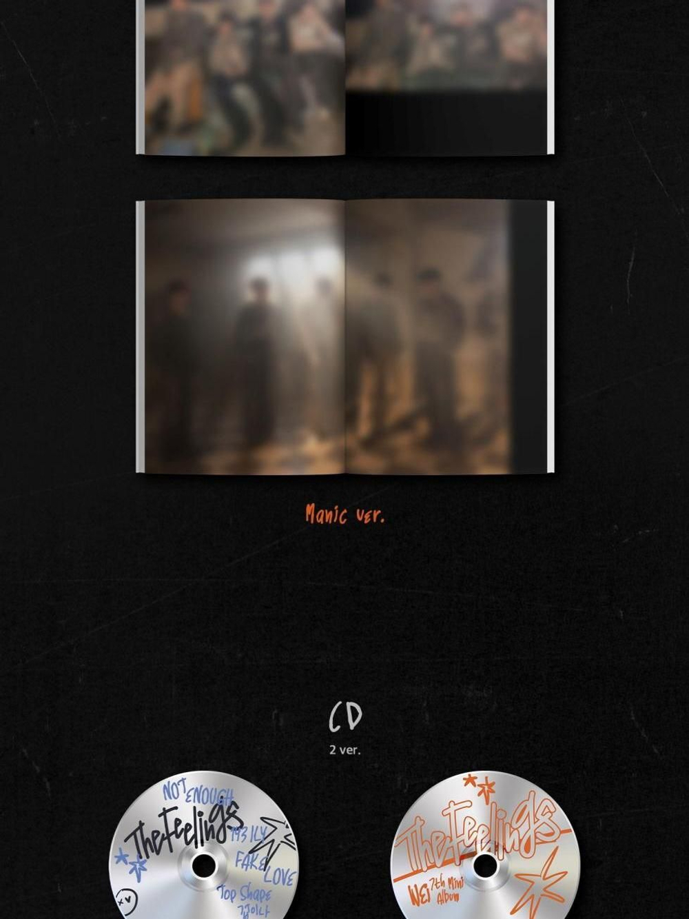 Альбом WEI - THE FEELINGS Mini 7th Album 2 Version SET