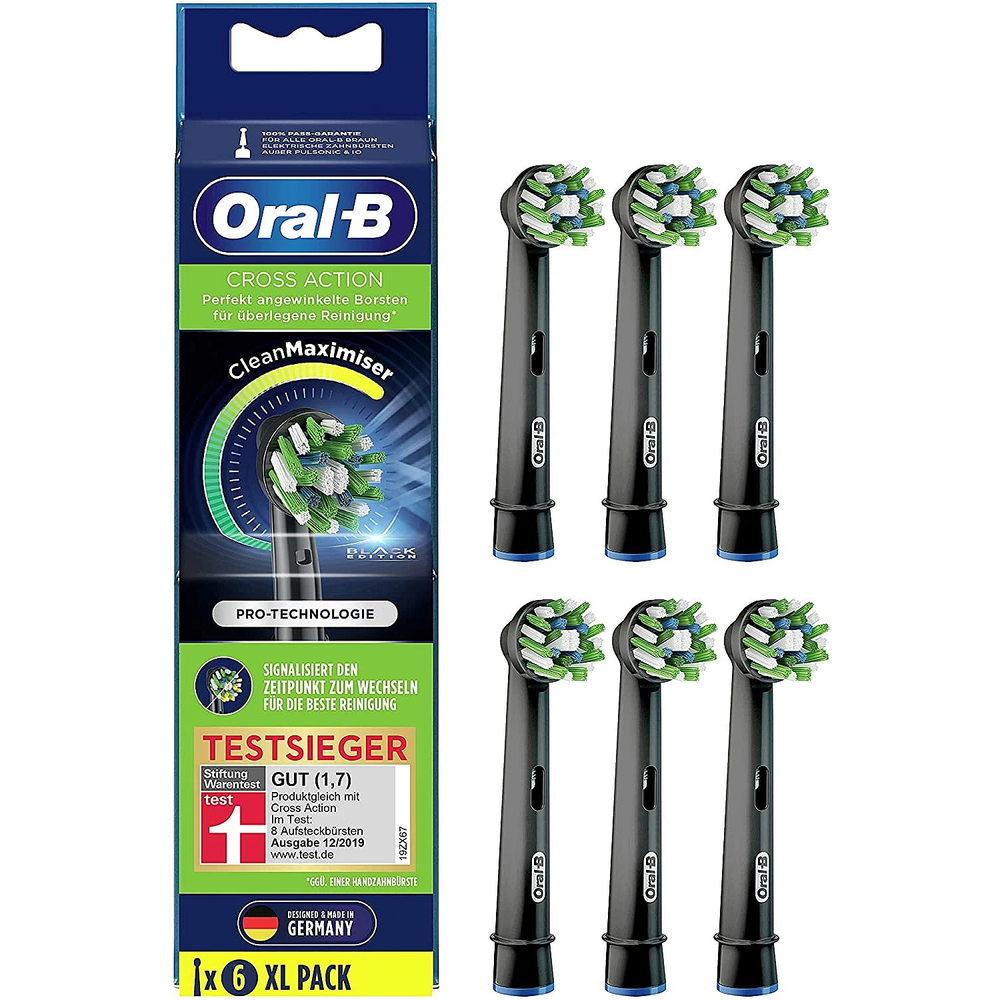 Насадки Oral-B Cross Action №6 (средняя жесткость)