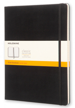 Блокнот в линейку Moleskine CLASSIC (QP090) 19х25см, 192стр., твердая обложка, черный
