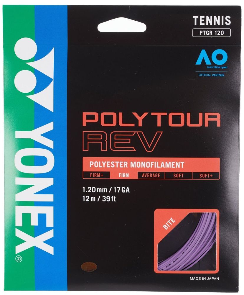 Теннисные струны Yonex Poly Tour Rev (12 m) - purple