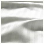 Комплект постельного белья IKEA NATTJASMIN (НАТТЭСМИН ), Односпальный, Белый, 150x200, 50x80 см