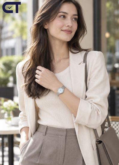 Casio BLS-100DS-2A General часы наручные женские — синий перламутровый циферблат, сапфировое стекло и WR50