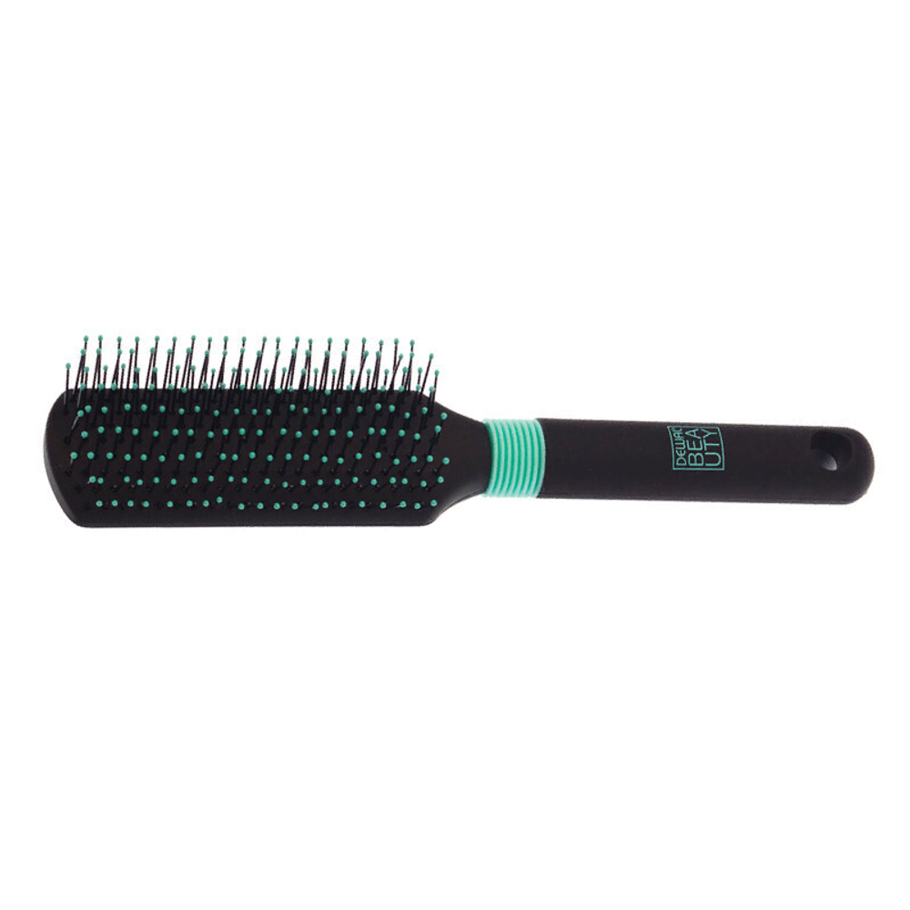 Dewal Beauty Парикмахерская щётка DBBZ4 "Бирюза", 9 рядов
