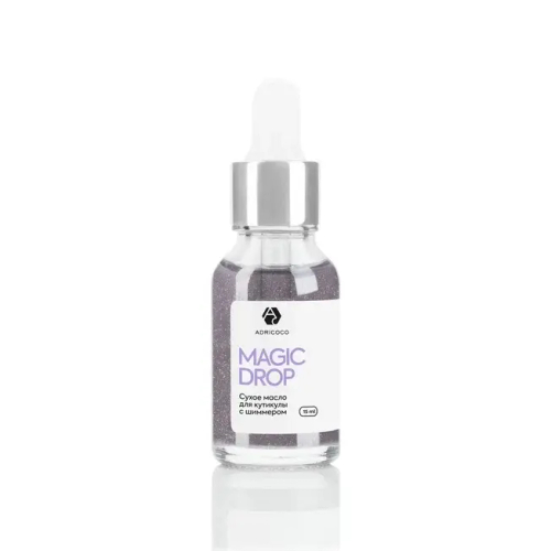 Сухое масло с шиммером для кутикулы Adricoco маршмеллоу 30ml