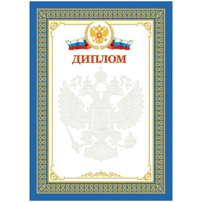 Диплом А4 мелованный картон (Спейс)