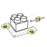 Элемент 9x9x7,5 см для конструктора 7,5"