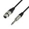 Adam Hall K4 MFP 0150 - кабель микрофонный, REAN XLR (F) - TRS (jack) 6,3 mm mono, 0.22 мм2, 1,5 м,