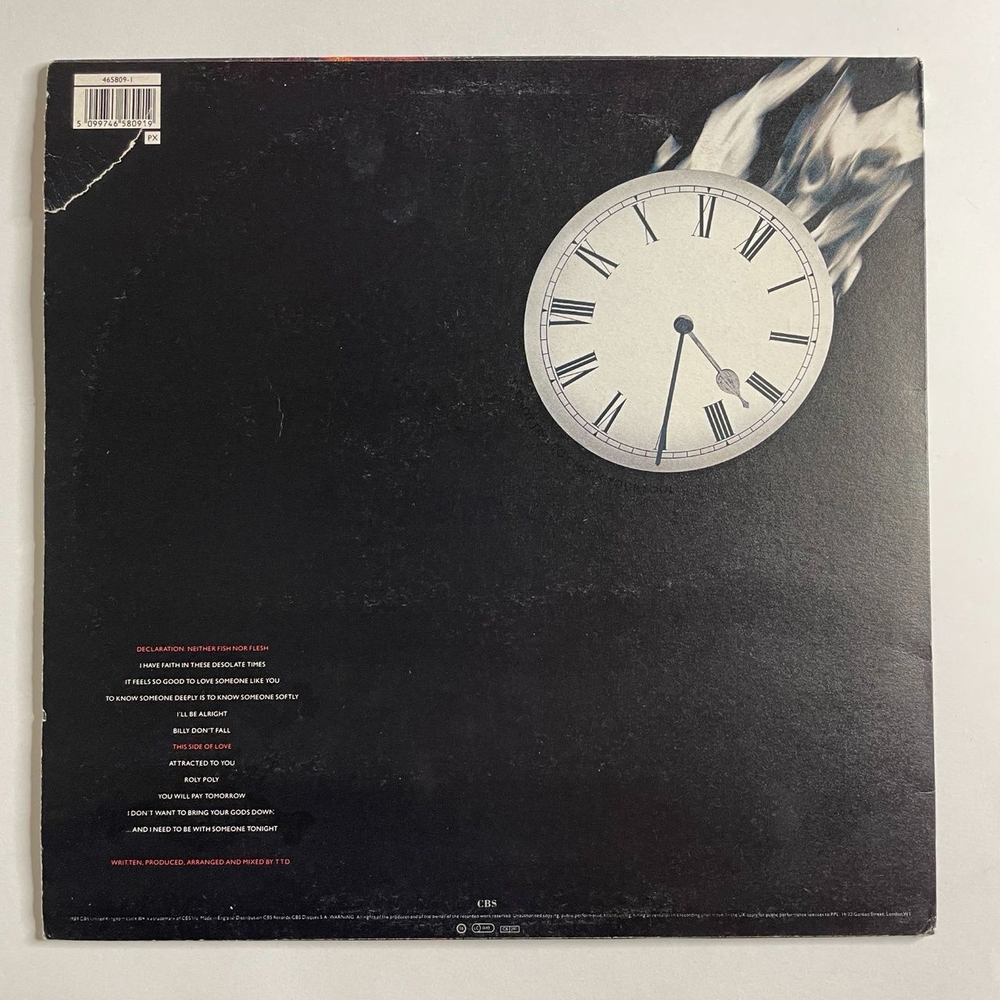 Винтажная виниловая пластинка LP Terence Trent D'Arby's Neither Fish Nor Flesh (A Soundtrack Of Love, Faith, Hope and Destruction) (Germany 1989)