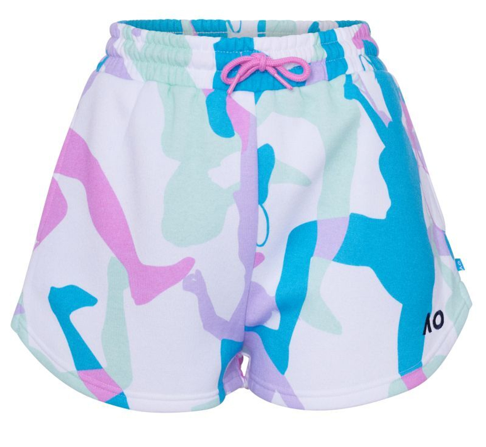 Женские Шорты теннисные Australian Open Shorts Player Camouflage - разноцветный