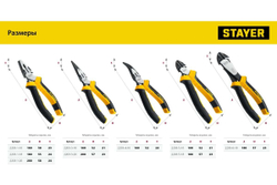 Изогнутые тонкогубцы STAYER Hercules 160 мм 2203-4-16_z03