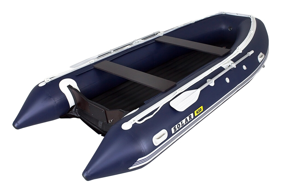 Лодка ПВХ Solar Максима-420К оранжевый