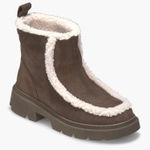 Замшевые ботинки INUIKII Biker Suede Brown на меху