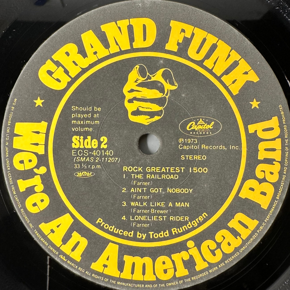 Grand Funk ‎– We're An American Band (Япония 1979г.)