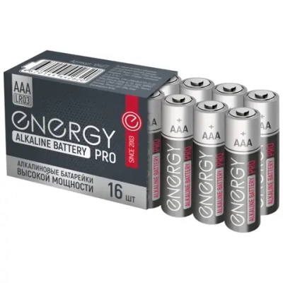 Батарейка алкалиновая Energy Pro LR03/16S (ААА) 16шт. 104977-SK