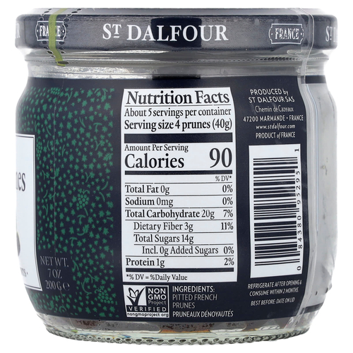 St. Dalfour, французский чернослив, без косточек, 200 г (7 унций)