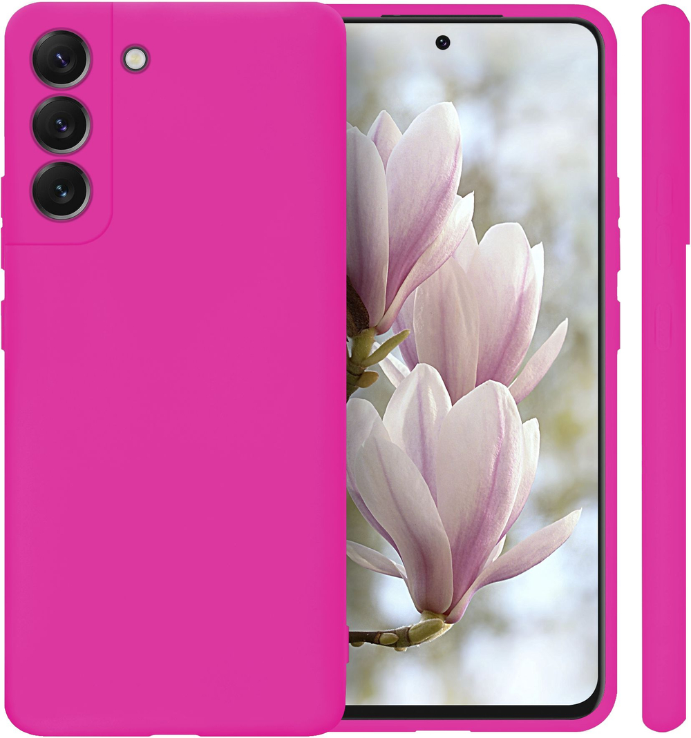 Мягкий Soft Touch чехол из силикона для SAMSUNG GALAXY S22 PLUS с бархатной подкладкой